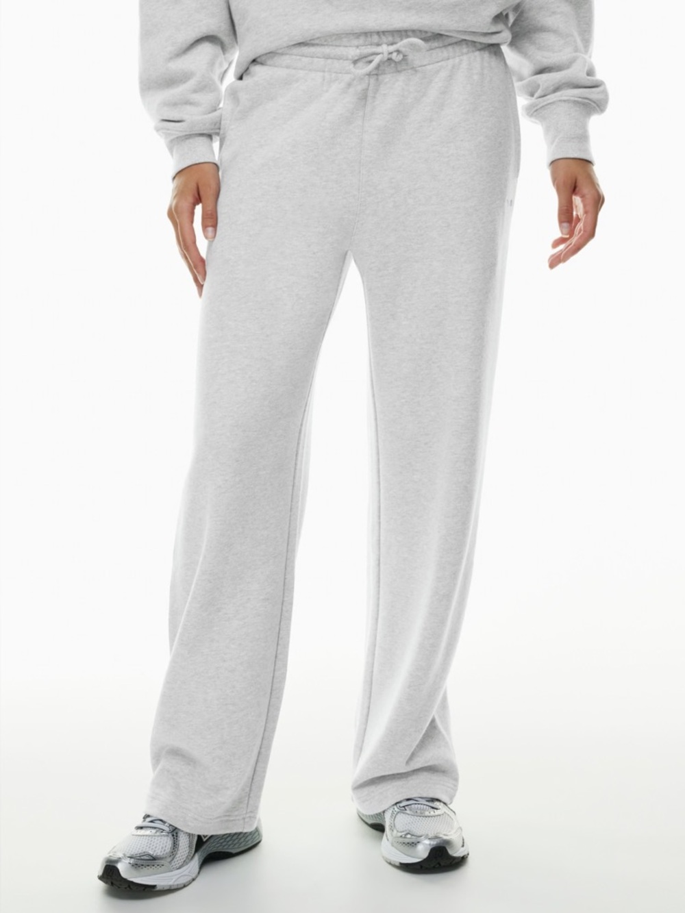 Aritzia light heather grey straight sweatpants